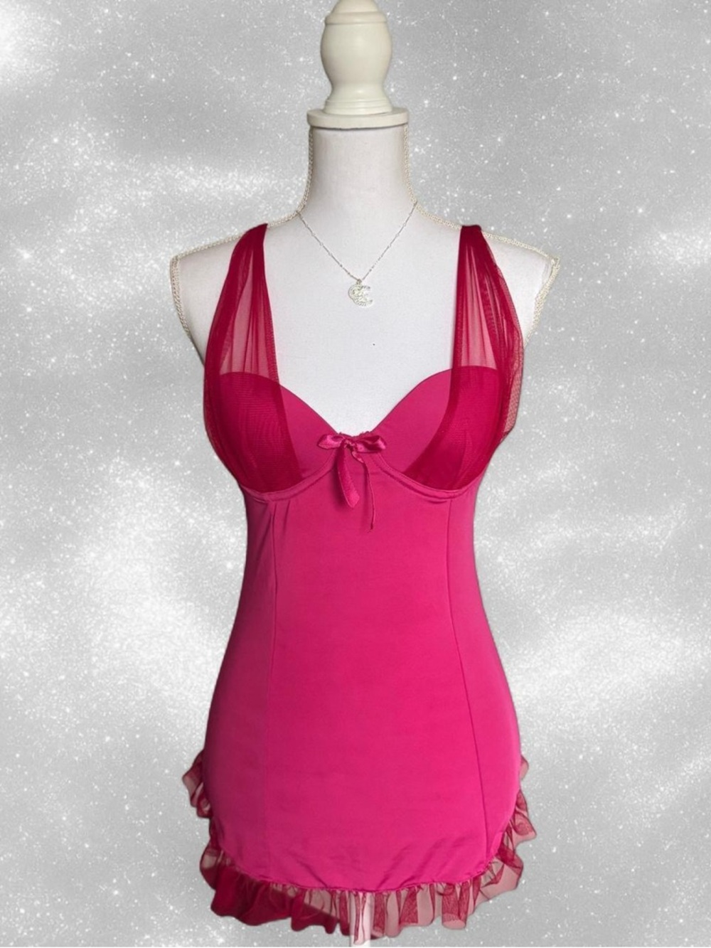 Y2K Rampage Baby Doll Tulle Top